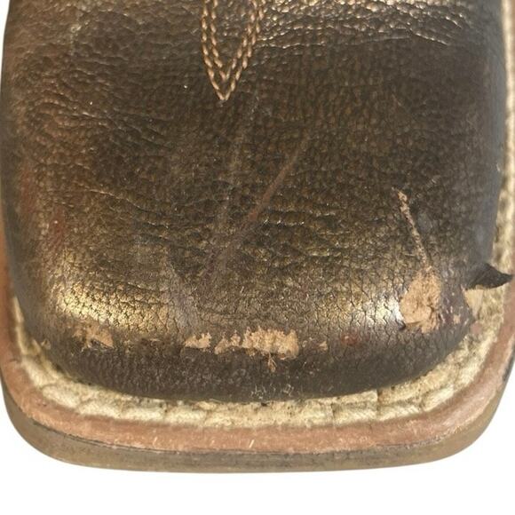 Ariat Women’s Round Up Rio Dark Bronze Leather Western Boots Size-8.5B - Picture 10 of 13